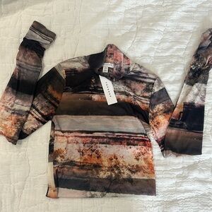 Brand new with tags Topshop sheer lonsleeve